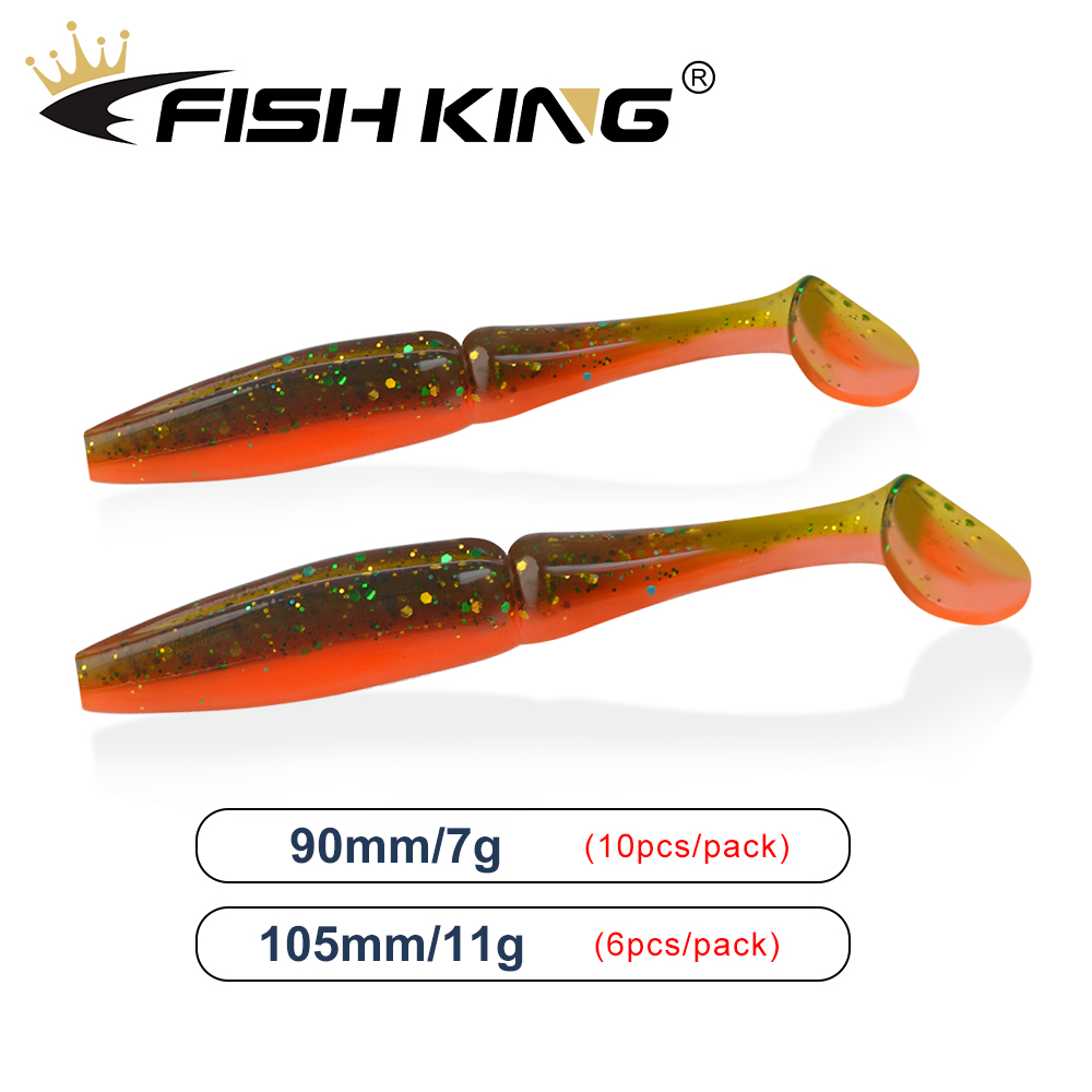 FISH KING One Up Shad Fishing  - Fishing Lure Soft Plastic recension och pris
