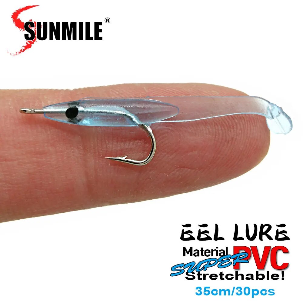 SUNMILE 30pcs Eel Soft Fishing - Fishing Lure Soft Plastic recension och pris