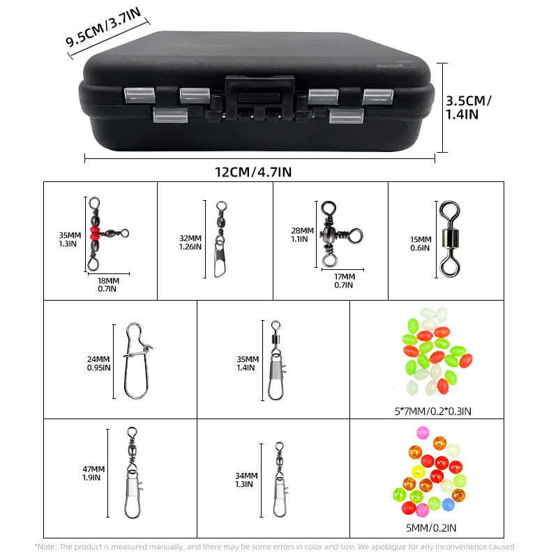 ShareShark 140Pcs fishing acce - Fishing Lure Box recension och pris
