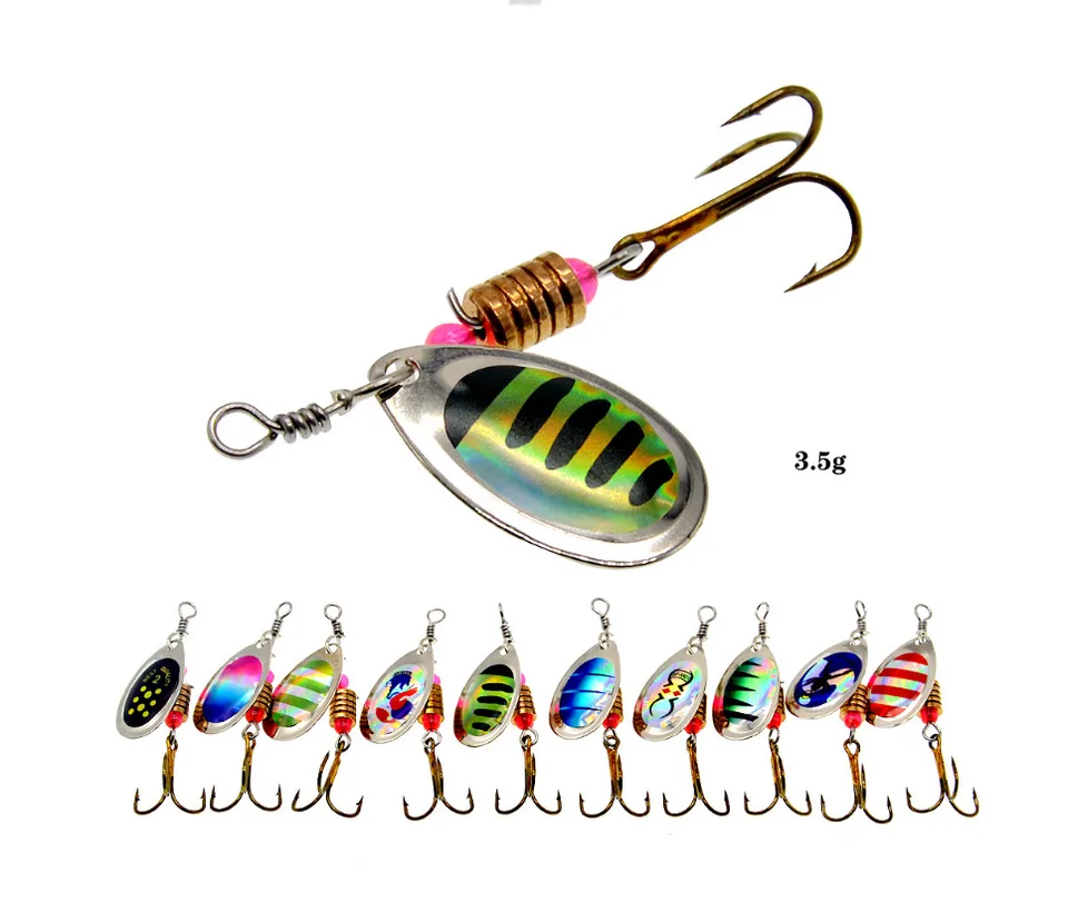 Newest Metal Spoon Spinner Fis - Fishing Lure Spinner recension och pris