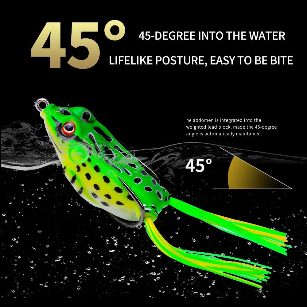 2PCS New 12g Weight Frog Lures - Fishing Lure Topwater recension och pris