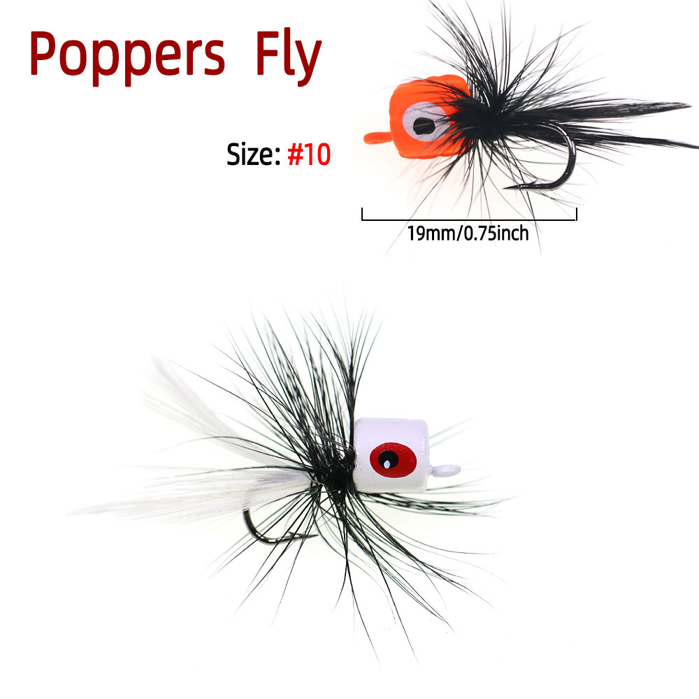4pcs Size #10 Bass Panfish Pop - Fishing Lure Popper recension och pris