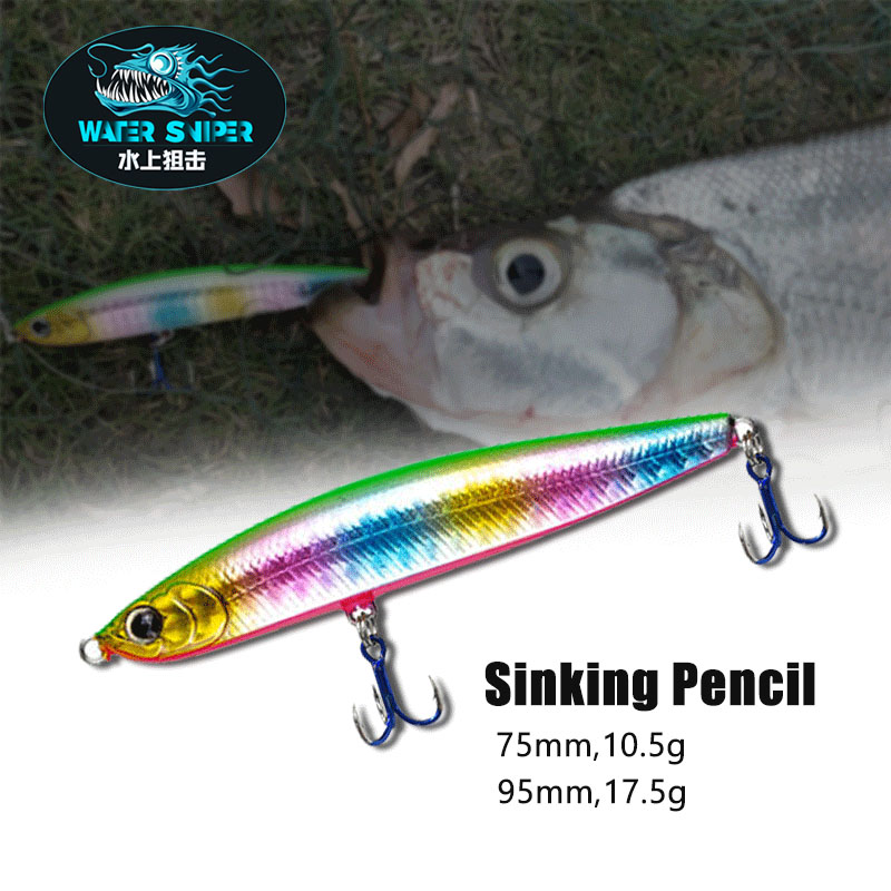 Water Sniper 10.5g 75mm Jerk P - Fishing Lure Jerkbait recension och pris