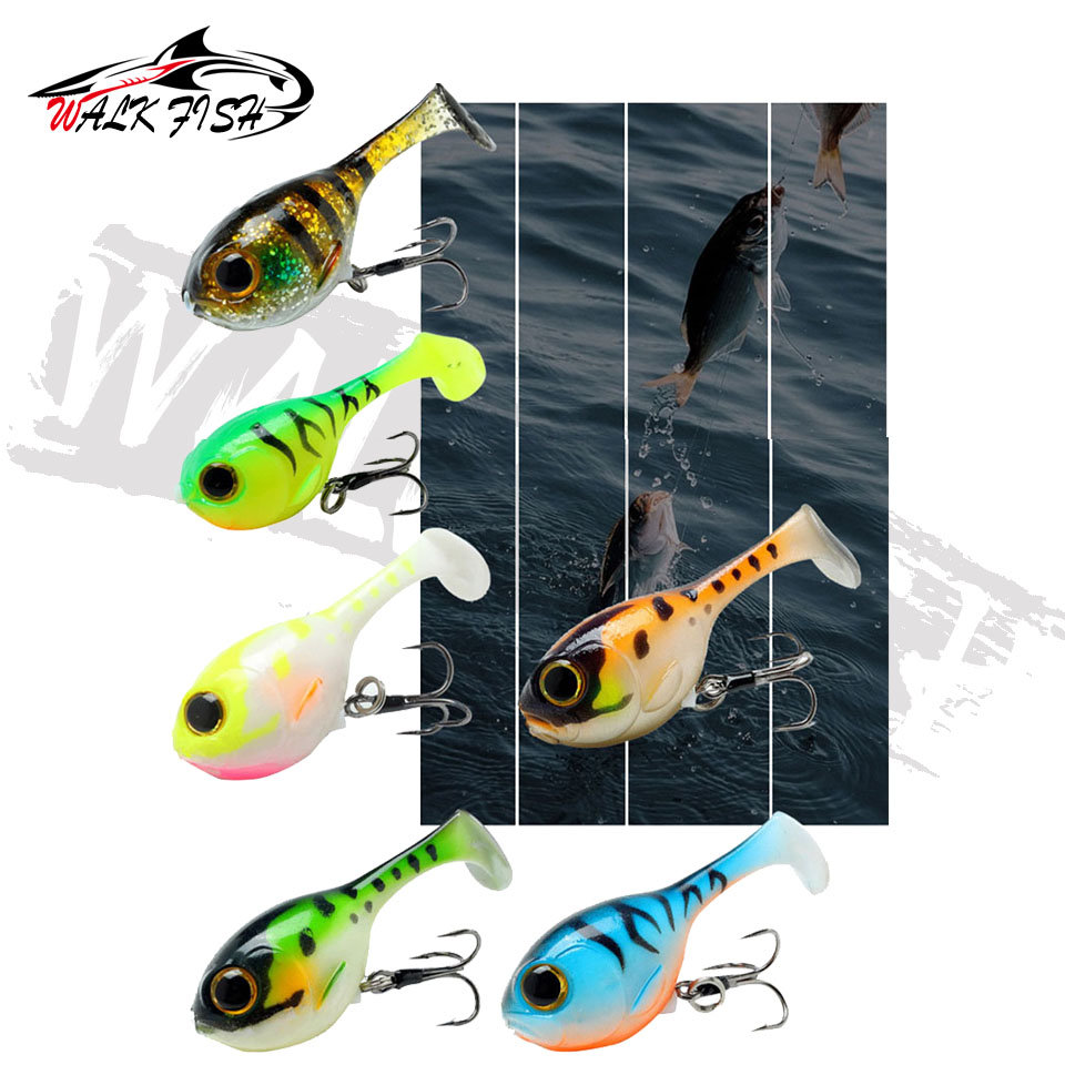 WALK FISH Soft Lure Balloonfis - Fishing Lure Soft Plastic recension och pris