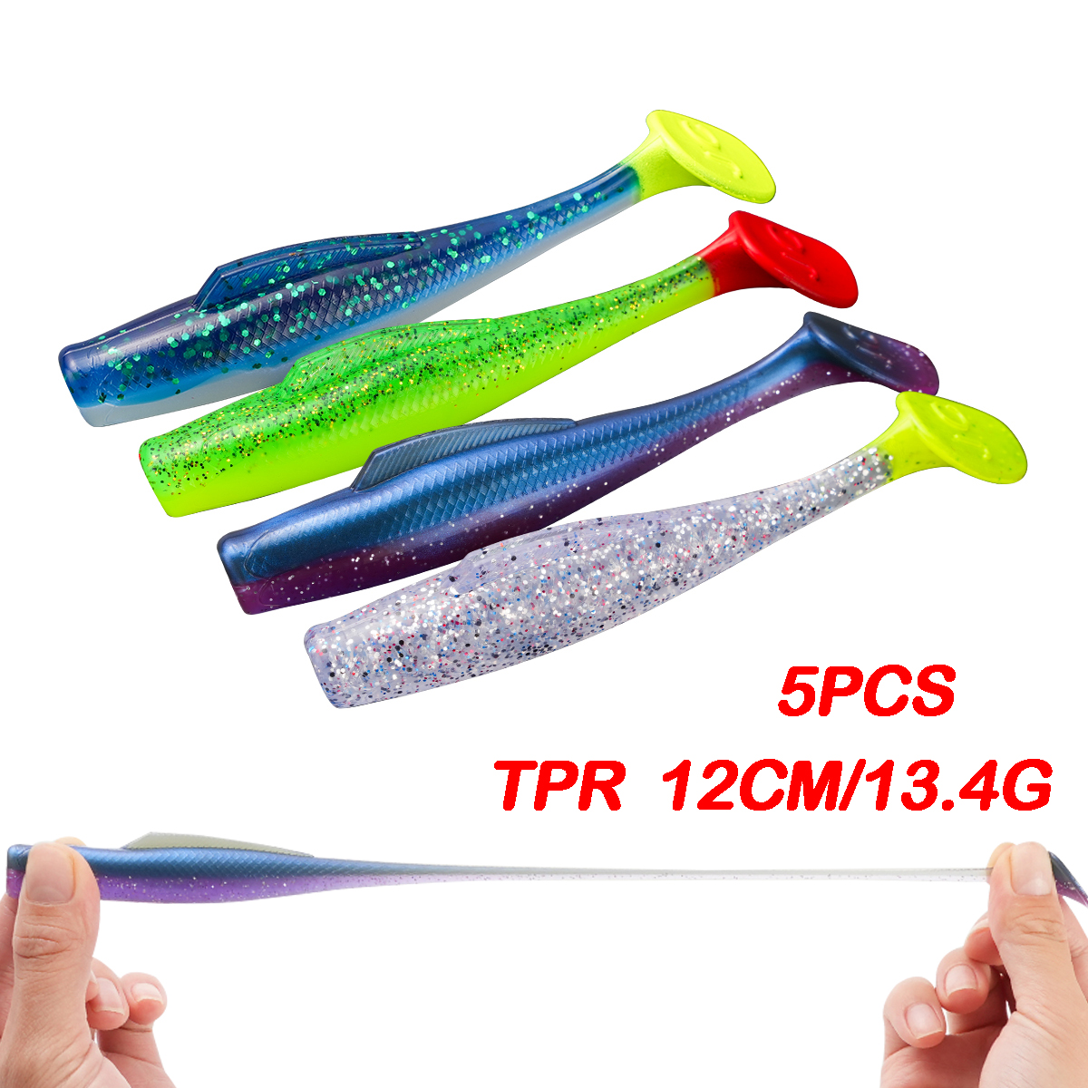 Johncoo soft fishing lure 12cm - Fishing Lure Soft Plastic recension och pris