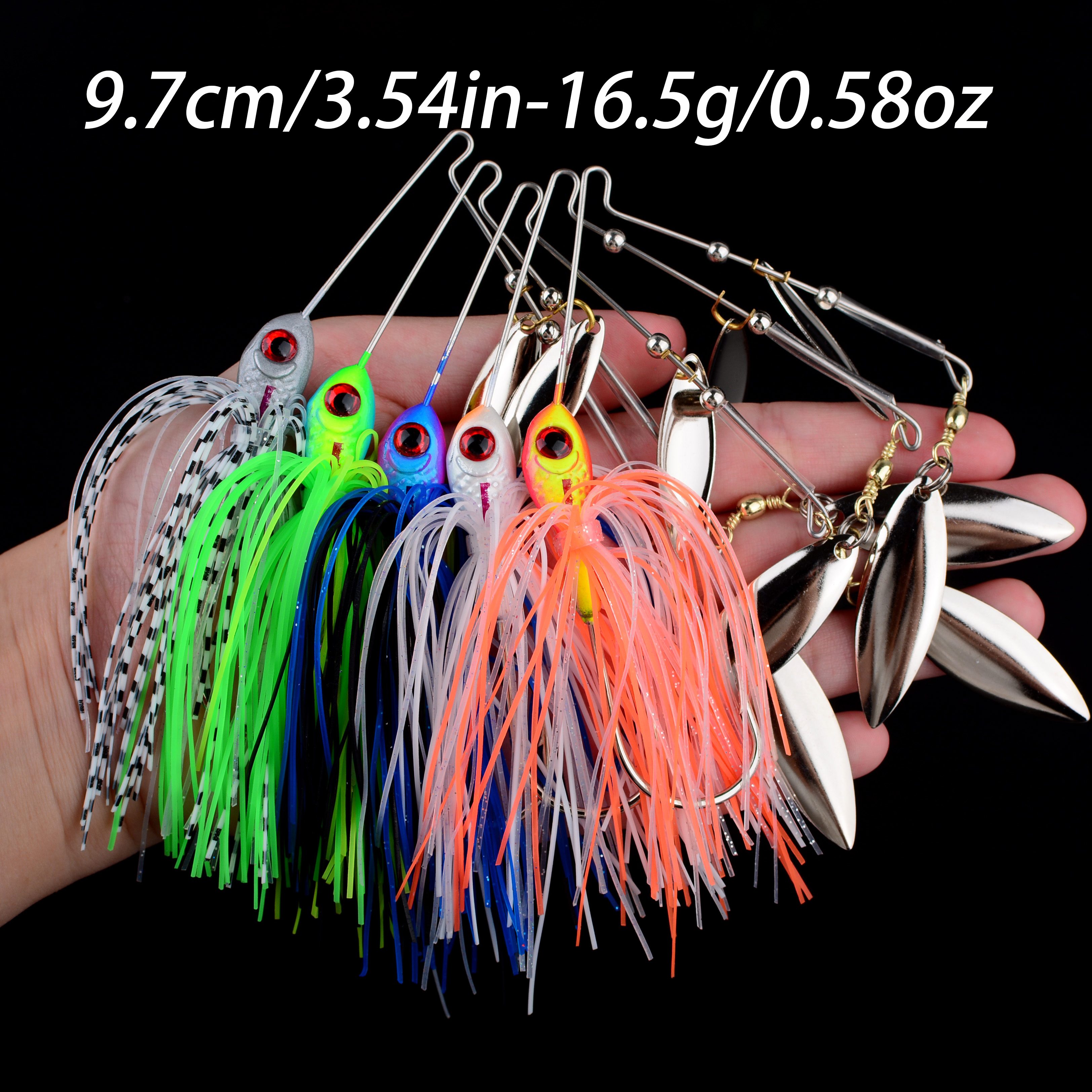1PC 16.5G/21G spinner bait fis - Fishing Lure Blade Bait recension och pris