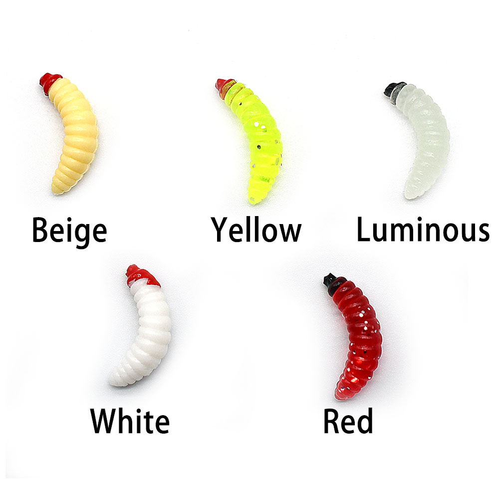 125Pcs Earthworm Fishing Bait  - Fishing Lure Soft Plastic recension och pris