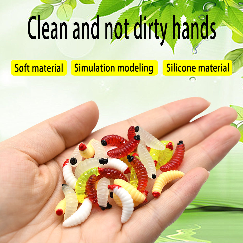 125Pcs Earthworm Fishing Bait  - Fishing Lure Soft Plastic recension och pris