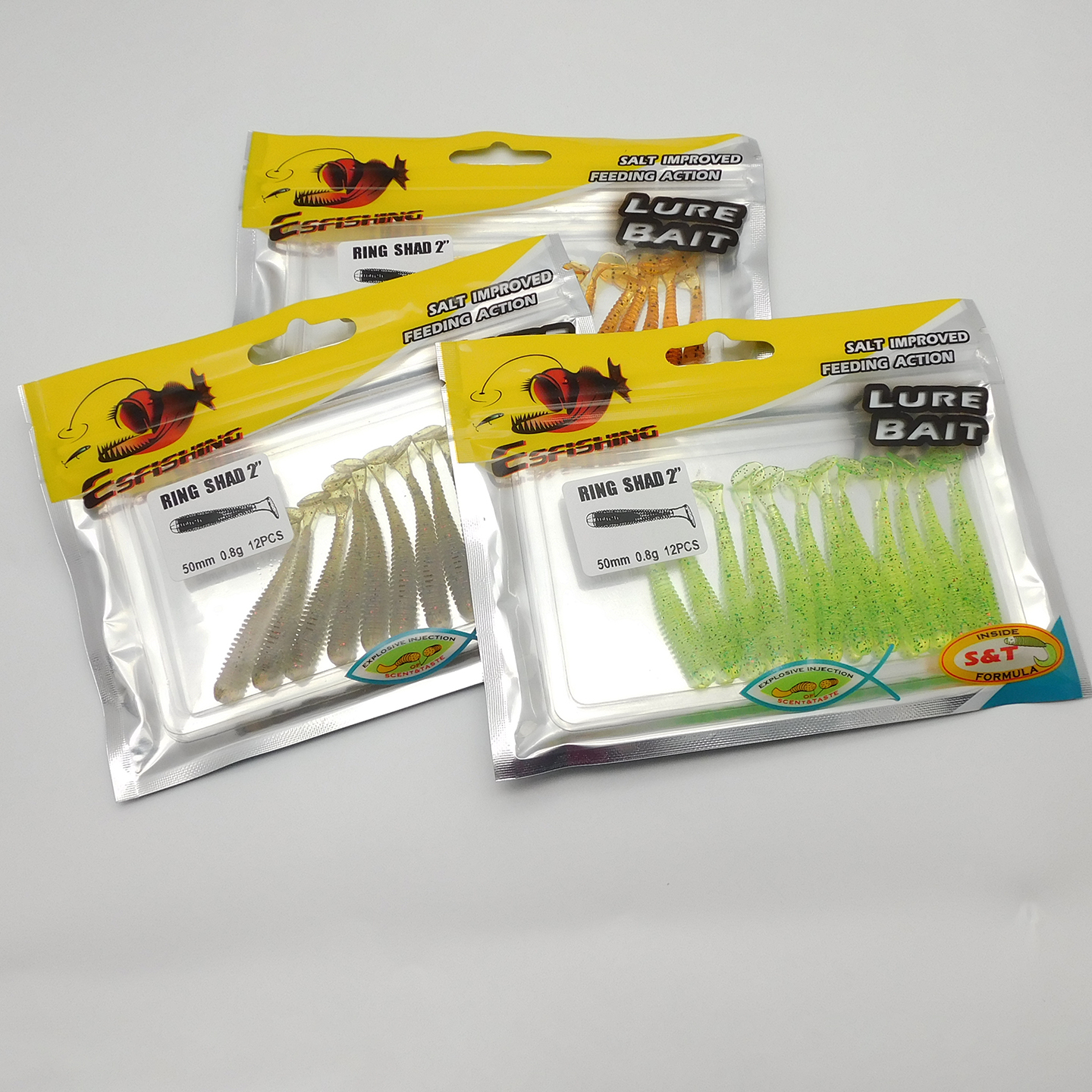 ESFISHING Swing Impact Ring Sh - Fishing Lure Soft Plastic recension och pris