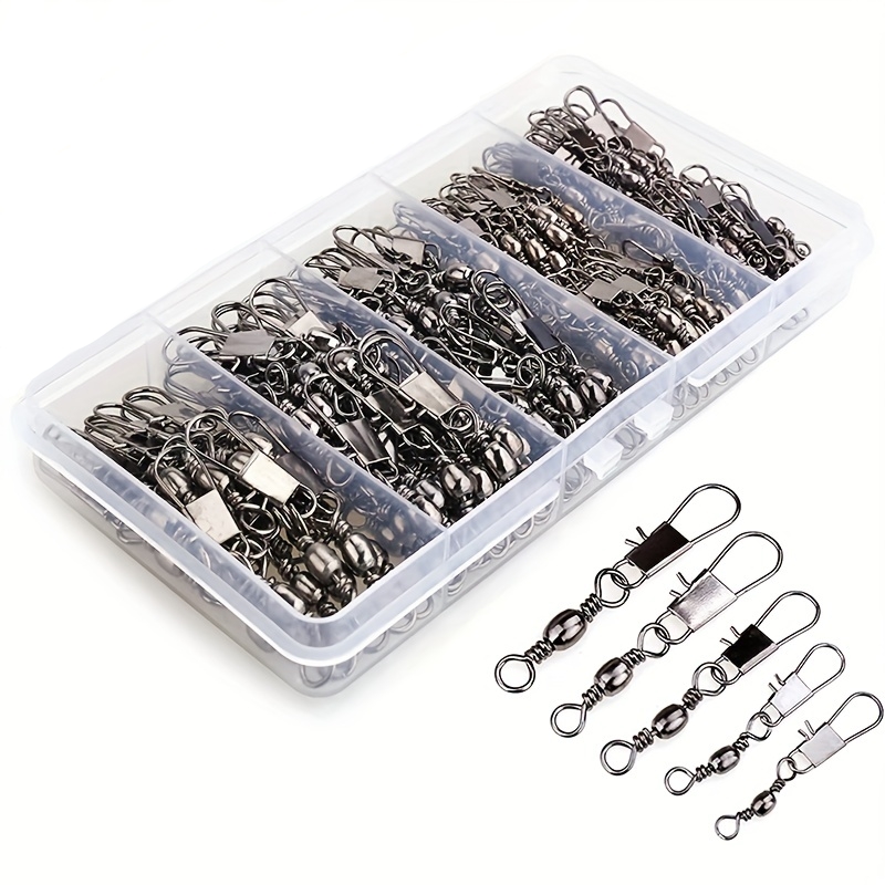 50/200pcs Barrel Snap Swivel F - Fishing Lure Accessories recension och pris